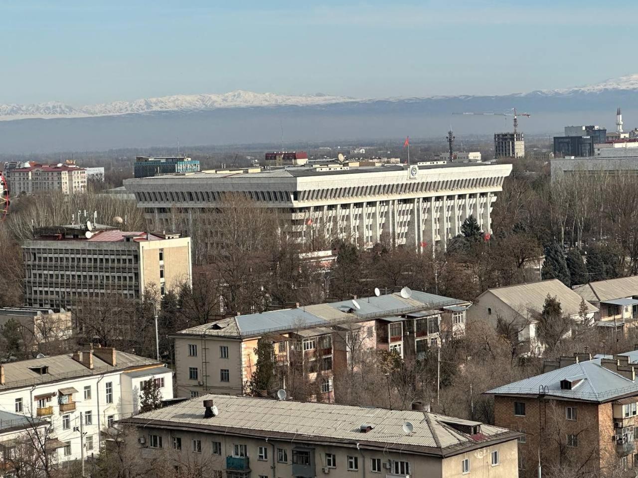 Apartment With City View On Sydykova St. 123 Bishkek Exterior photo